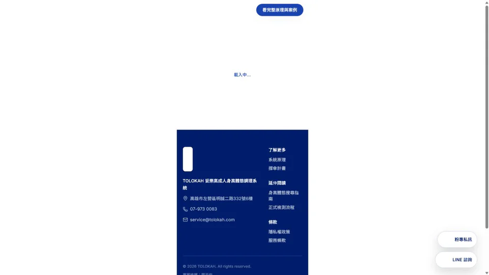 TALO 介面預覽：建立從懷疑到理解、從自我評估到諮詢與付款的完整高信任 funnel。