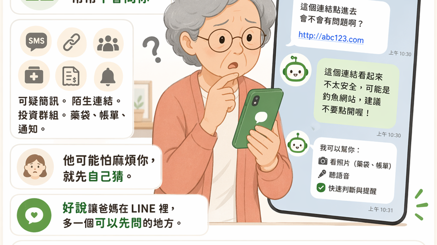 好說AI 長輩 LINE AI 助手